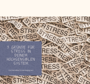 Hochsensibel Stress begegnen – 3 Gründe, für Stress in deinem hochsensiblen System
